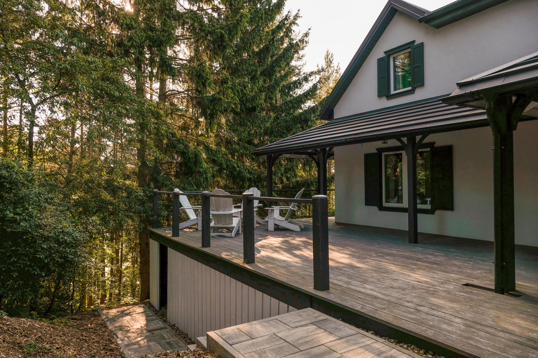Lakefront exterior